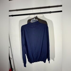 Peter Millar Men's Deep Blue Turtleneck Sweater